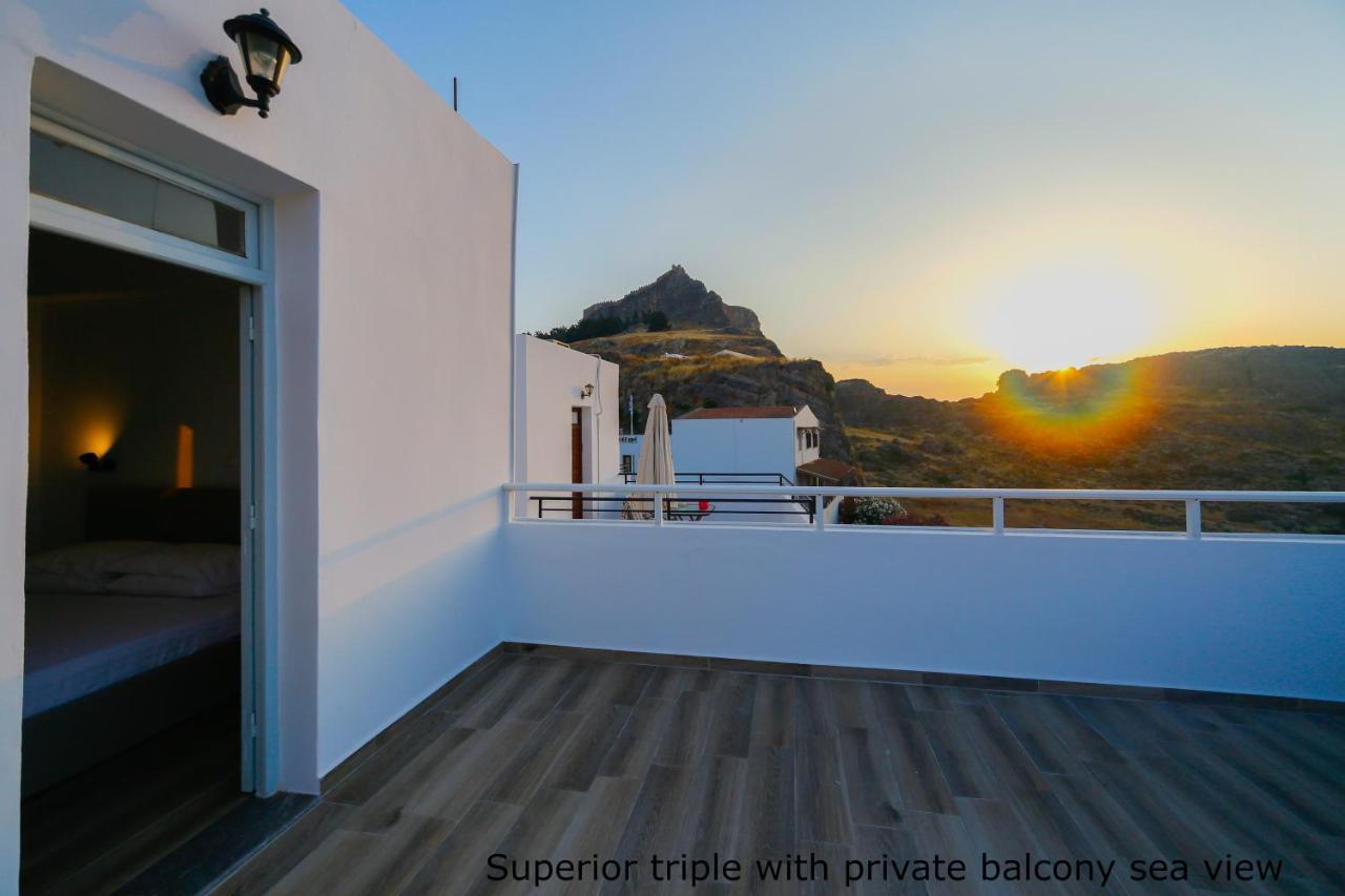 St. Paul'S Bay View Suites Линдос Экстерьер фото