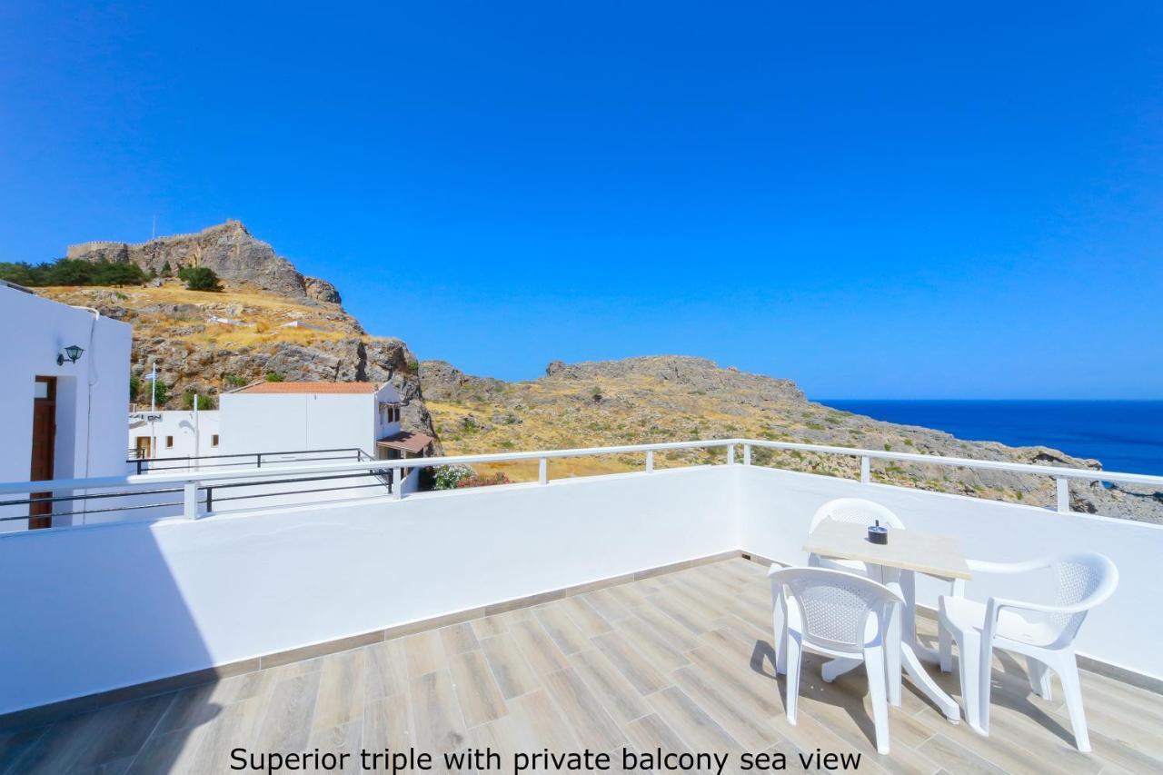 St. Paul'S Bay View Suites Линдос Экстерьер фото
