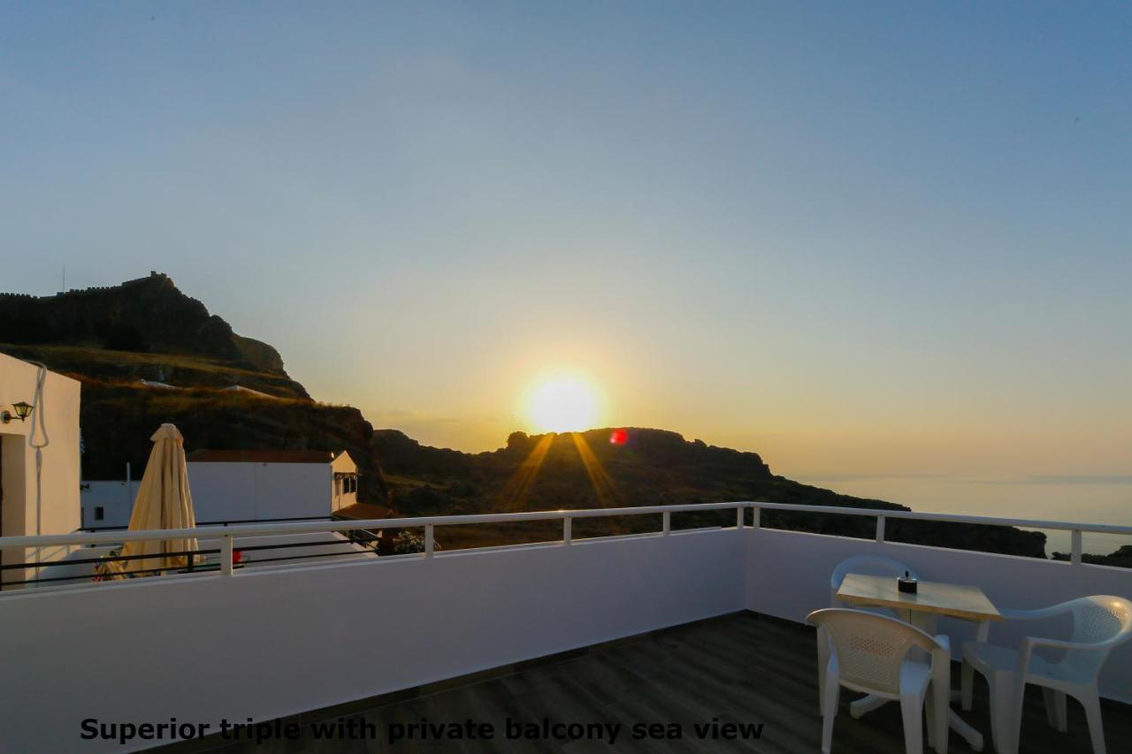 St. Paul'S Bay View Suites Линдос Экстерьер фото