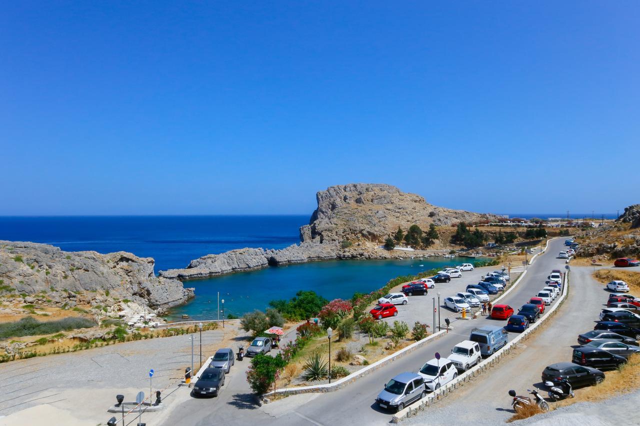 St. Paul'S Bay View Suites Линдос Экстерьер фото