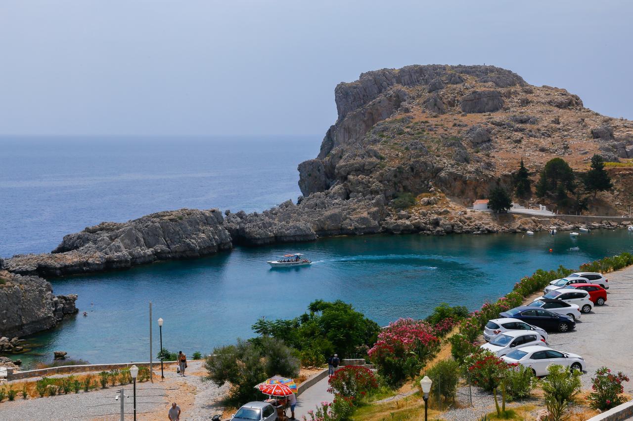 St. Paul'S Bay View Suites Линдос Экстерьер фото