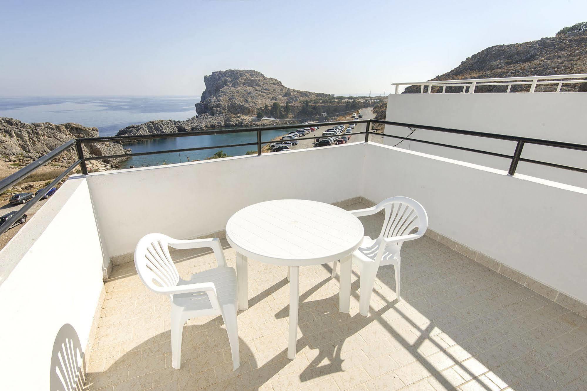 St. Paul'S Bay View Suites Линдос Экстерьер фото