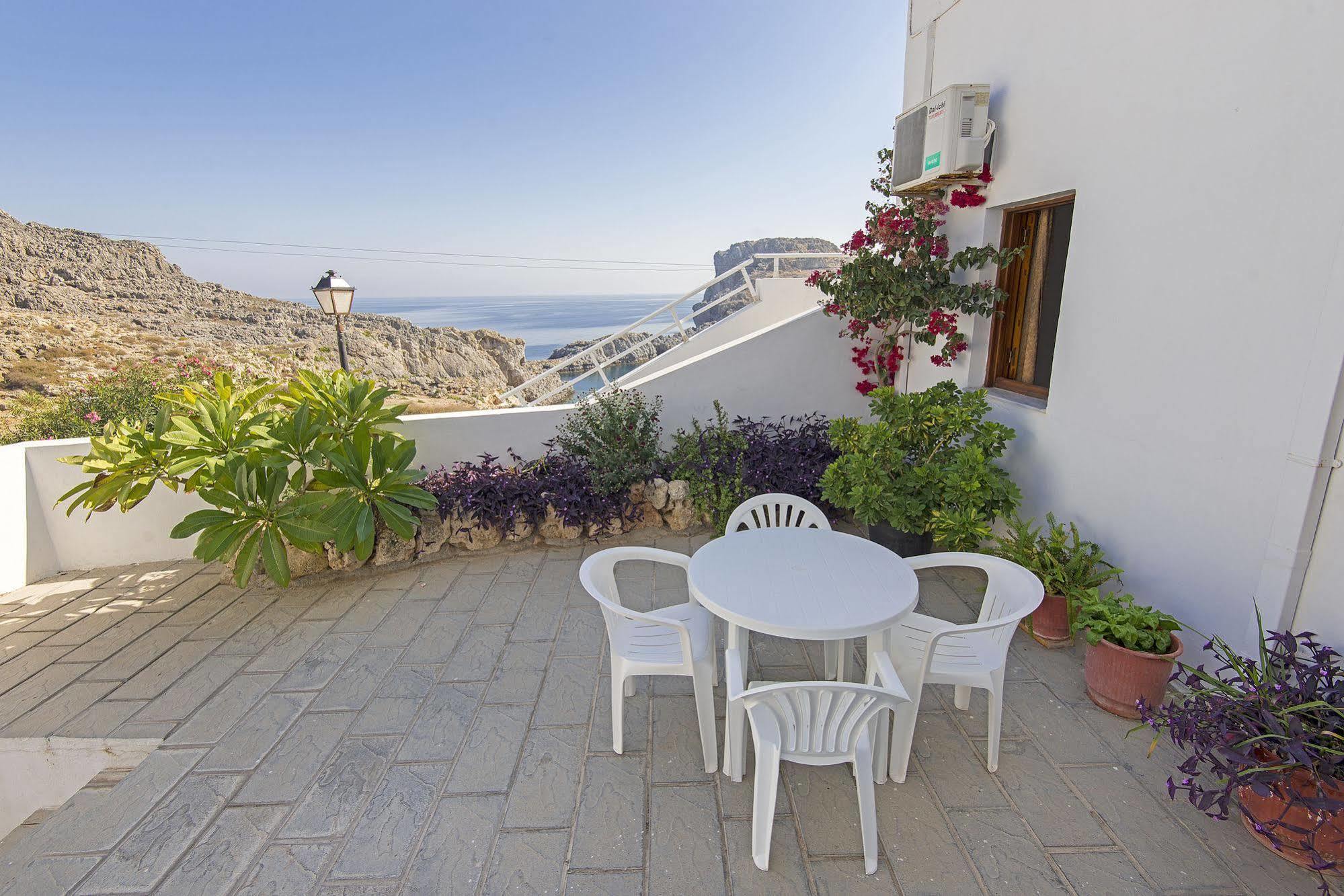 St. Paul'S Bay View Suites Линдос Экстерьер фото