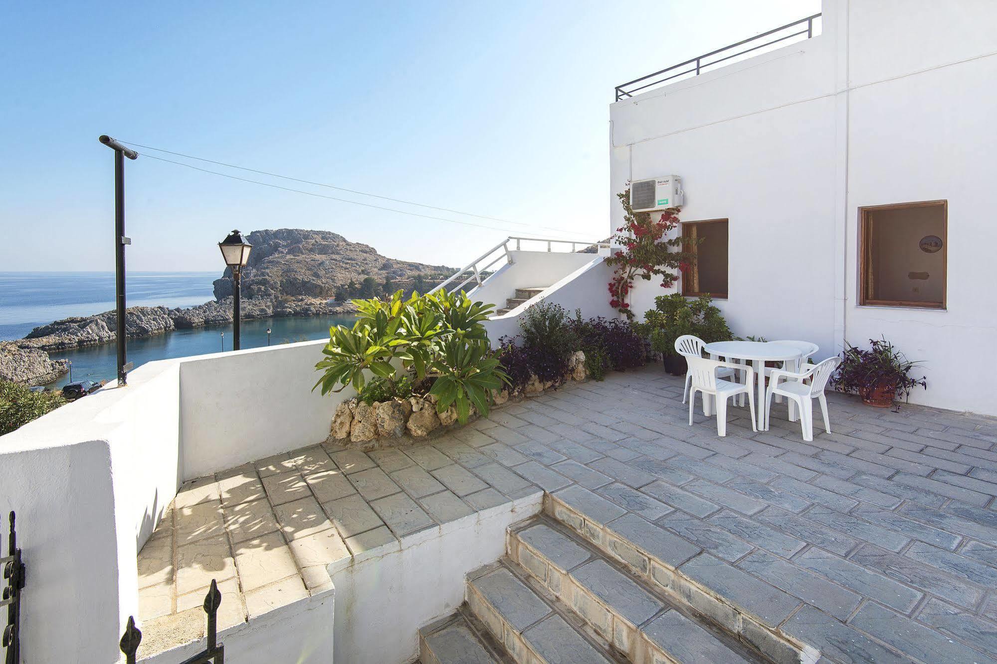 St. Paul'S Bay View Suites Линдос Экстерьер фото