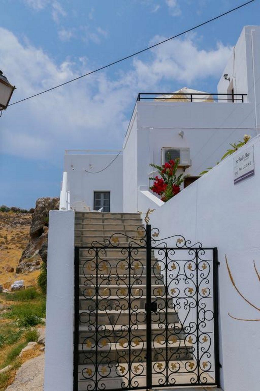 St. Paul'S Bay View Suites Линдос Экстерьер фото