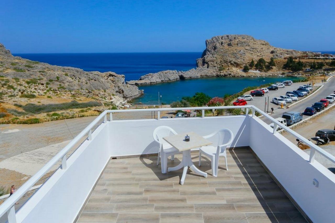 St. Paul'S Bay View Suites Линдос Экстерьер фото